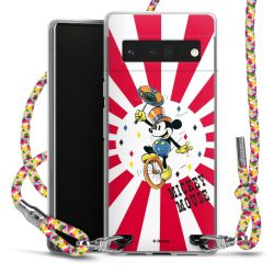 New Carry Case Transparent Stoff colourful/silber