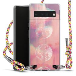 New Carry Case Transparent Stoff colourful/silber