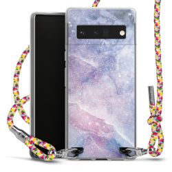 New Carry Case Transparent Stoff colourful/silber