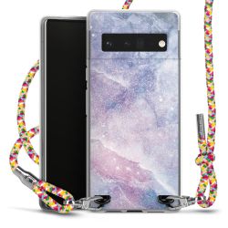 New Carry Case Transparent Stoff colourful/silber