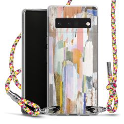 Carry Case Transparent Fabric colourful