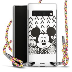 New Carry Case Transparent Stoff colourful/silber