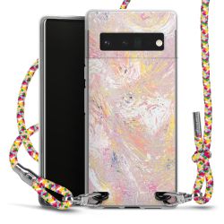 New Carry Case Transparent Stoff colourful/silber