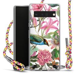 Carry Case Transparent Fabric colourful