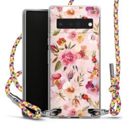 Carry Case Transparent Fabric colourful