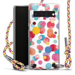 Carry Case Transparent Fabric colourful