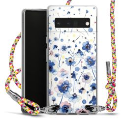 New Carry Case Transparent Stoff colourful/silber