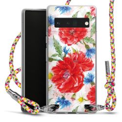 Carry Case Transparent Fabric colourful