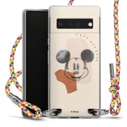 New Carry Case Transparent Stoff colourful/silber