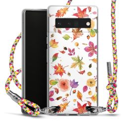 New Carry Case Transparent Stoff colourful/silber