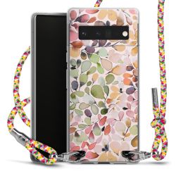 New Carry Case Transparent Stoff colourful/silber