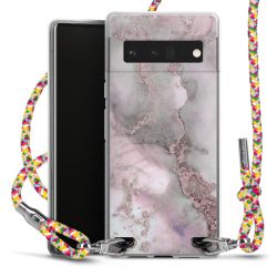 New Carry Case Transparent Stoff colourful/silber