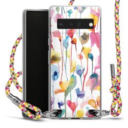 Carry Case Transparent Fabric colourful