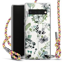 New Carry Case Transparent Stoff colourful/silber