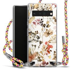 New Carry Case Transparent Stoff colourful/silber