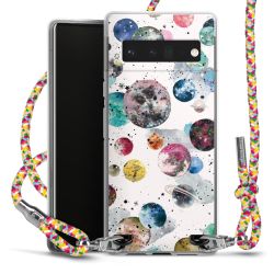 Carry Case Transparent Fabric colourful