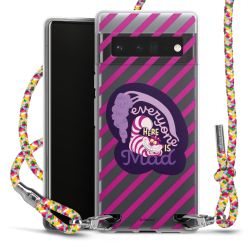 New Carry Case Transparent Stoff colourful/silber