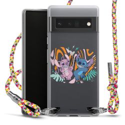 New Carry Case Transparent Stoff colourful/silber