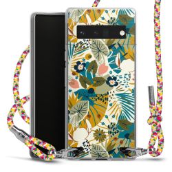 New Carry Case Transparent Stoff colourful/silber