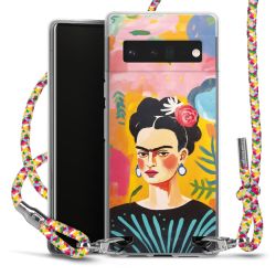 New Carry Case Transparent Stoff colourful/silber