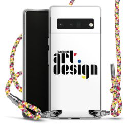 New Carry Case Transparent Stoff colourful/silber