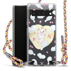 New Carry Case Transparent Stoff colourful/silber