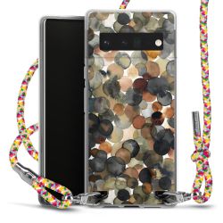 New Carry Case Transparent Stoff colourful/silber