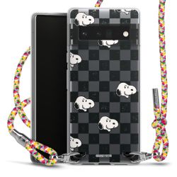 New Carry Case Transparent Stoff colourful/silber