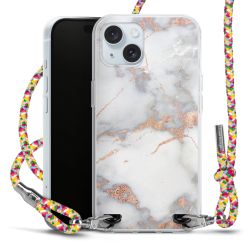 New Carry Case Transparent Stoff colourful/silber