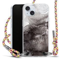 New Carry Case Transparent Stoff colourful/silber