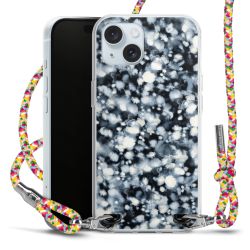 New Carry Case Transparent Stoff colourful/silber