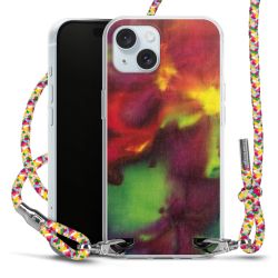 New Carry Case Transparent Stoff colourful/silber