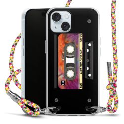 New Carry Case Transparent Stoff colourful/silber