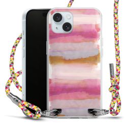 New Carry Case Transparent Stoff colourful/silber