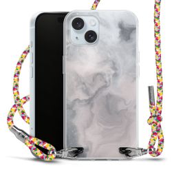 New Carry Case Transparent Stoff colourful/silber