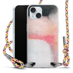 New Carry Case Transparent Stoff colourful/silber