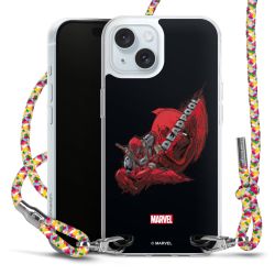 New Carry Case Transparent Stoff colourful/silber