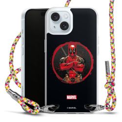 New Carry Case Transparent Stoff colourful/silber