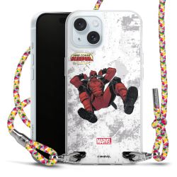 New Carry Case Transparent Stoff colourful/silber