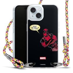 New Carry Case Transparent Stoff colourful/silber