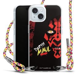 New Carry Case Transparent Stoff colourful/silber