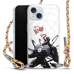 New Carry Case Transparent Stoff colourful/silber