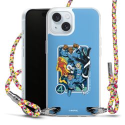 New Carry Case Transparent Stoff colourful/silber