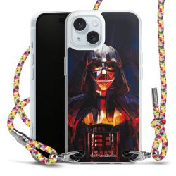 New Carry Case Transparent Stoff colourful/silber