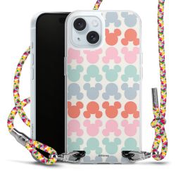 New Carry Case Transparent Stoff colourful/silber