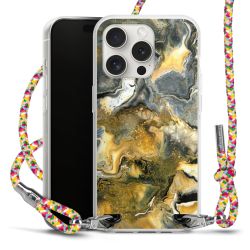 New Carry Case Transparent Stoff colourful/silber