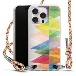 New Carry Case Transparent Stoff colourful/silber