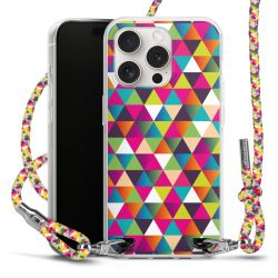 New Carry Case Transparent Stoff colourful/silber