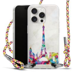 Carry Case Transparent Fabric colourful