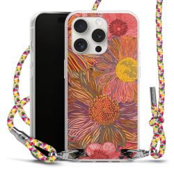 New Carry Case Transparent Stoff colourful/silber